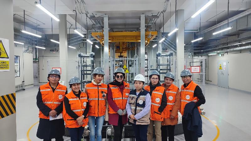 Nos visitaron del diplomado de Química Nuclear y Radioquímica de la Universidad Mayor de San Andrés - UMSA
